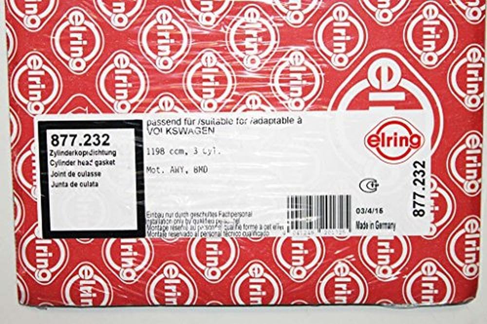 Elring 877.232 Dichtung, Zylinderkopf | 877.232 für Ibiza 3 Fabia I+II Fox Polo 9N 1.2