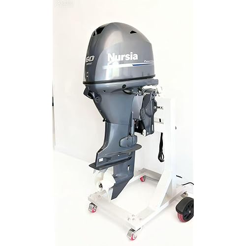 Nursia 60HP Four-Stroke Outboard Motor, Gray, Boat Engine for Marine Use