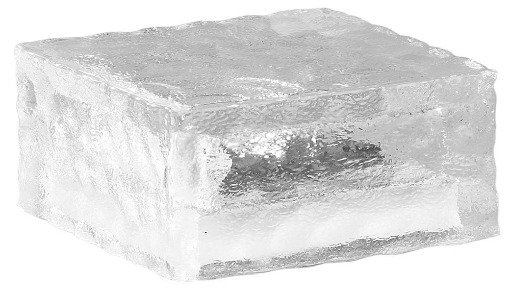 Lunartec Pavé Lumineux à LED Solaire - 10 X 10 X 5 cm