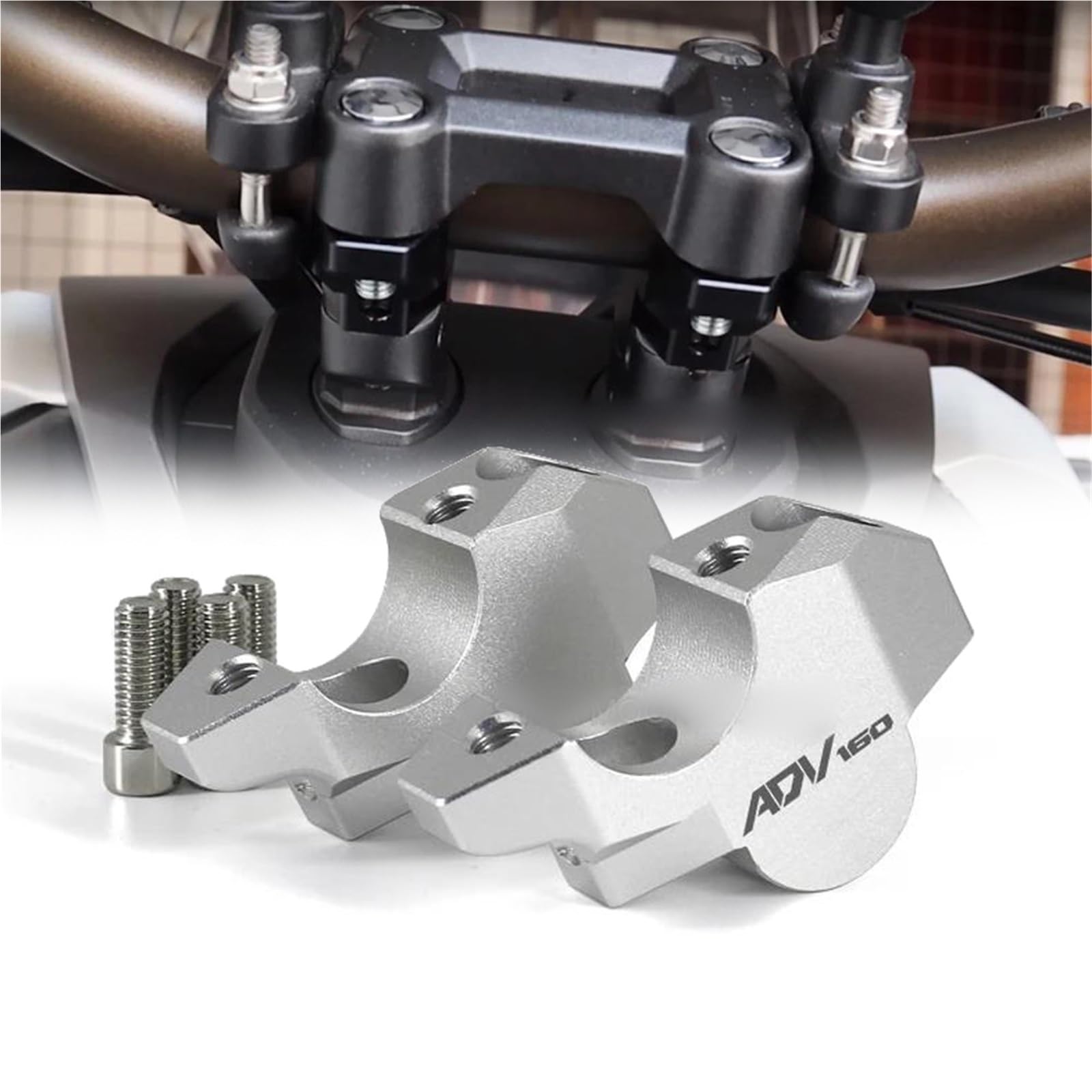 Accessoires de montage de rehausseur guidon ADV160 en alu CNC