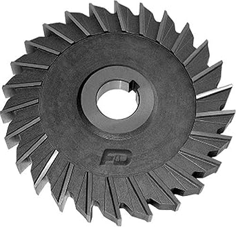 F&D Tool Company 11555-AX438 Straight Tooth M-42 Cobalt Side Milling Cutter, Straight Tooth, 3