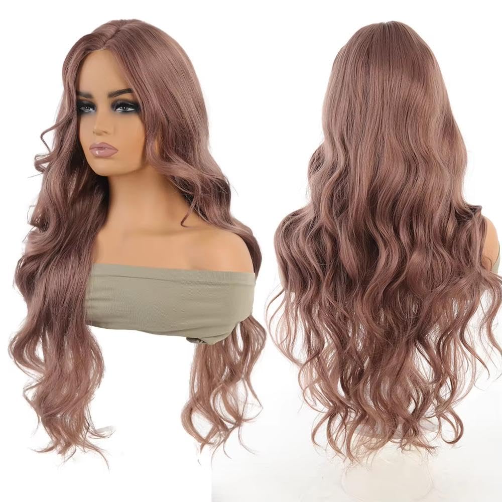 Haarpflege Hellgoldene Lange Gerade Lockige Haarperücke Mit Pony Für Frauen Cosplay Alltagskleidung