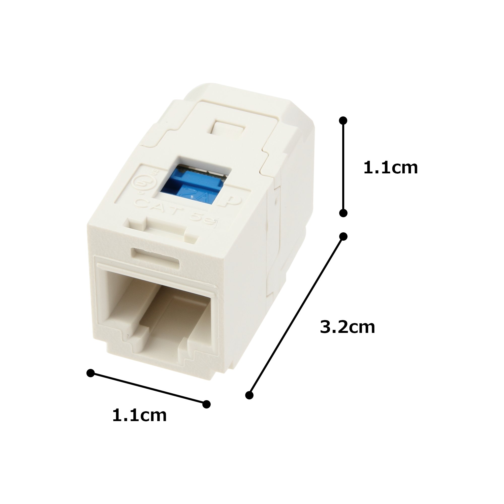 Amazon.com: Panduit CC5E88IW Category-5E 1-Port 8-Position 8-Wire