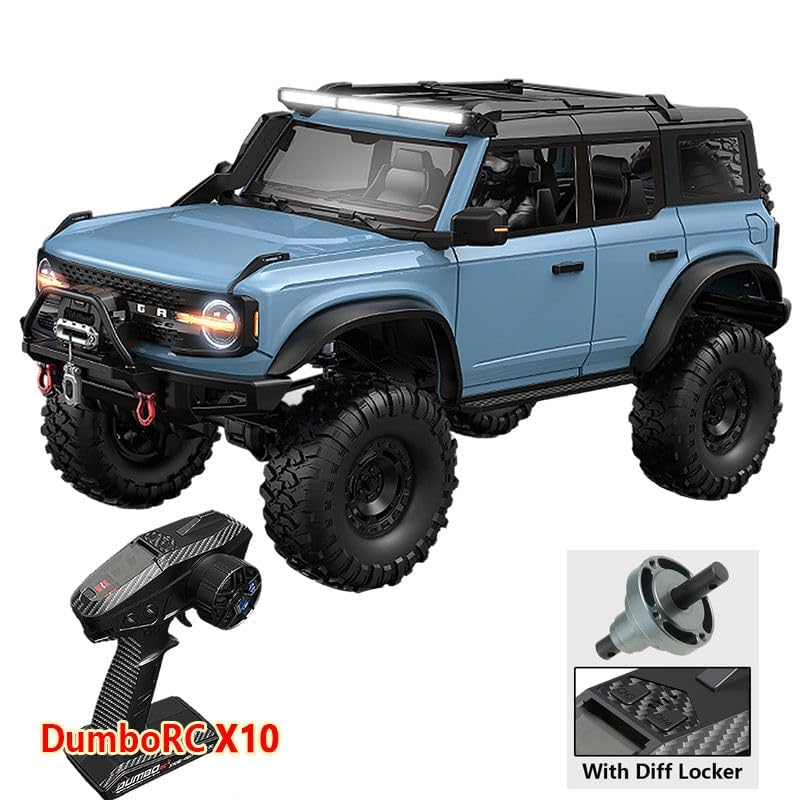 Image of RC Off-Road Truck, RC Car, Remote Control Car, Full Proportional RC Rock Crawler Car 4x4 1 /16 2.4GHz 4WD RC Truck, 15km /h Light Hobby Grade for Kids