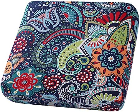hyha Printed Sofa Couch Cushion Covers Replacement Chair Cushion Covers Stretch Sofa Seat Cover Furniture Protector Sofa Slipcover Soft Flexibility with Elastic Bottom (Small,Paisley)