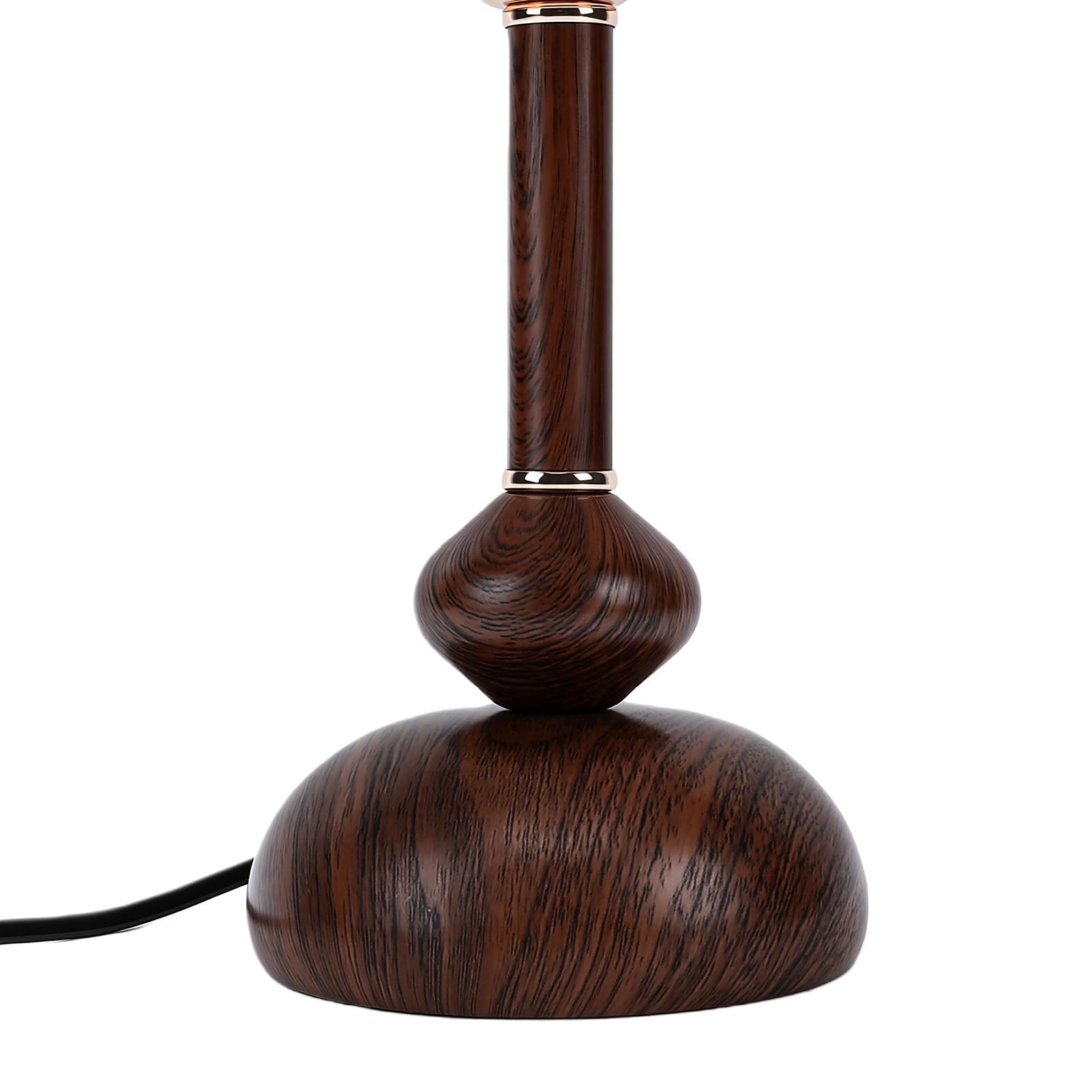 TOPINCN Lampada da Tavolo Vintage, Luce da Comodino Stile Nordico con 3