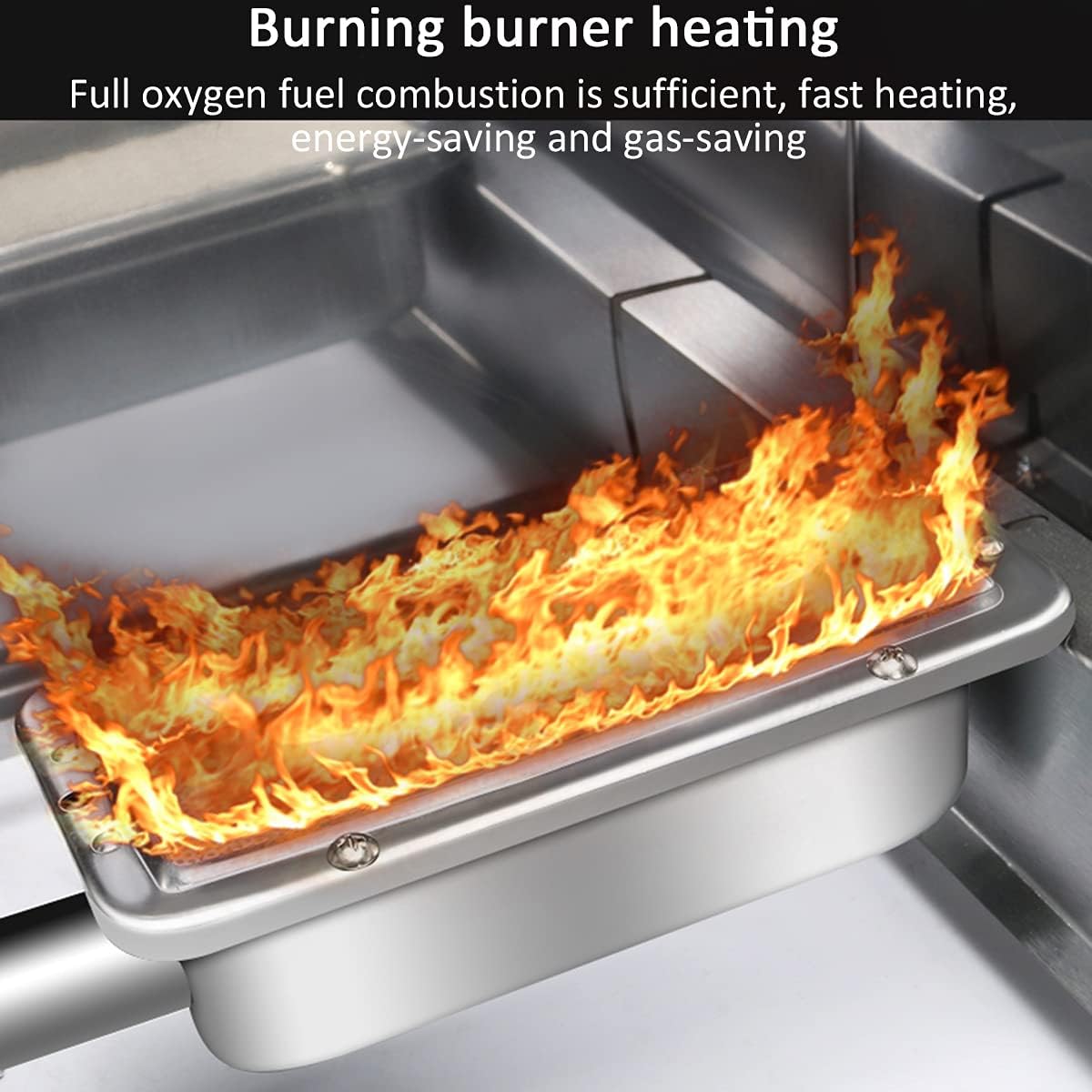 Single/Double Cylinder Commercial Gas Fryer Gas Fryer Tank Stainless Steel Chicken Chips Fryer with Basket and Cover for Commercial Restaurant Home Kitchen