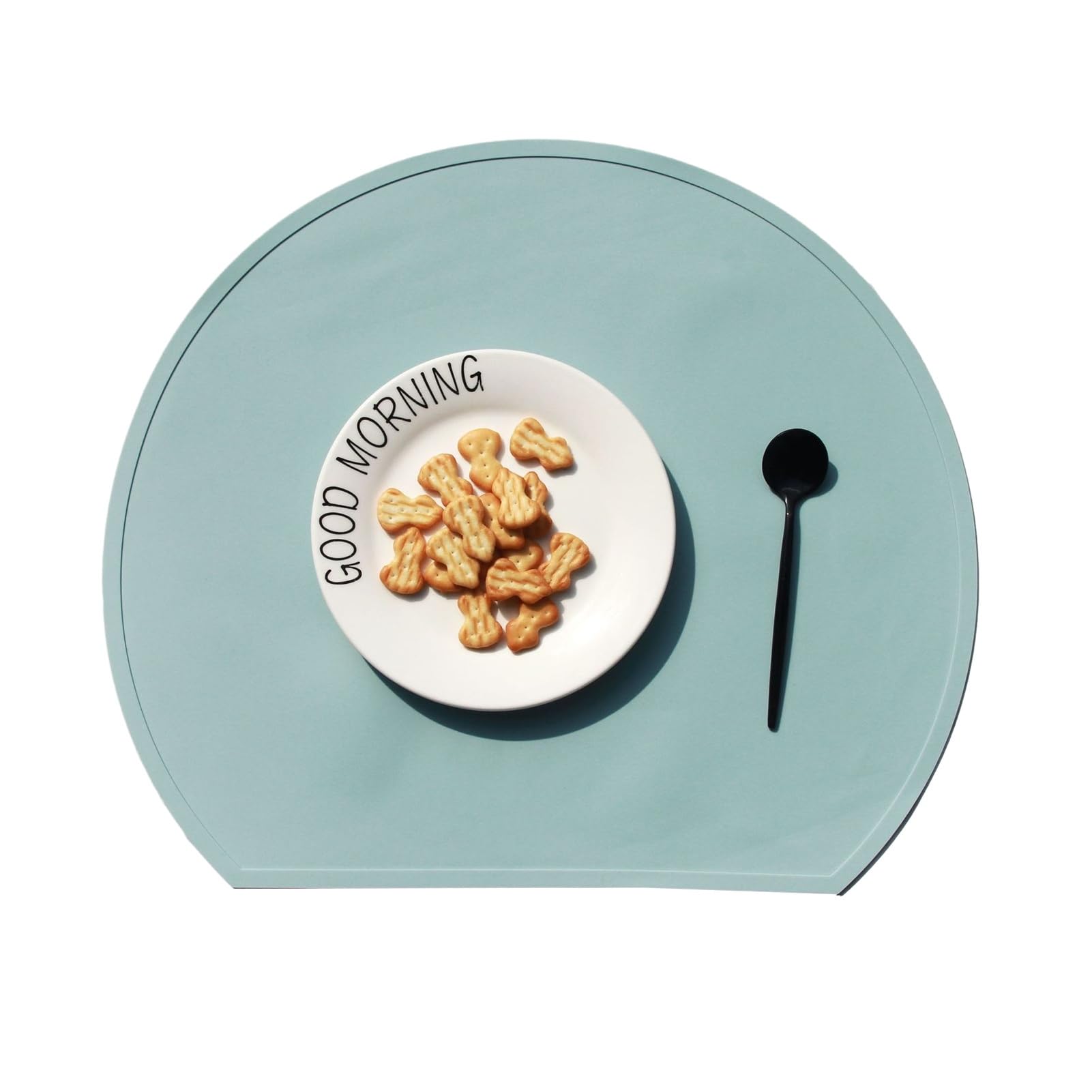 Silicone Placemats, Non-Slip Waterproof Dining Table Mat, Heat-Resistant Kitchen Placemat for Dining Room, Coffee Table