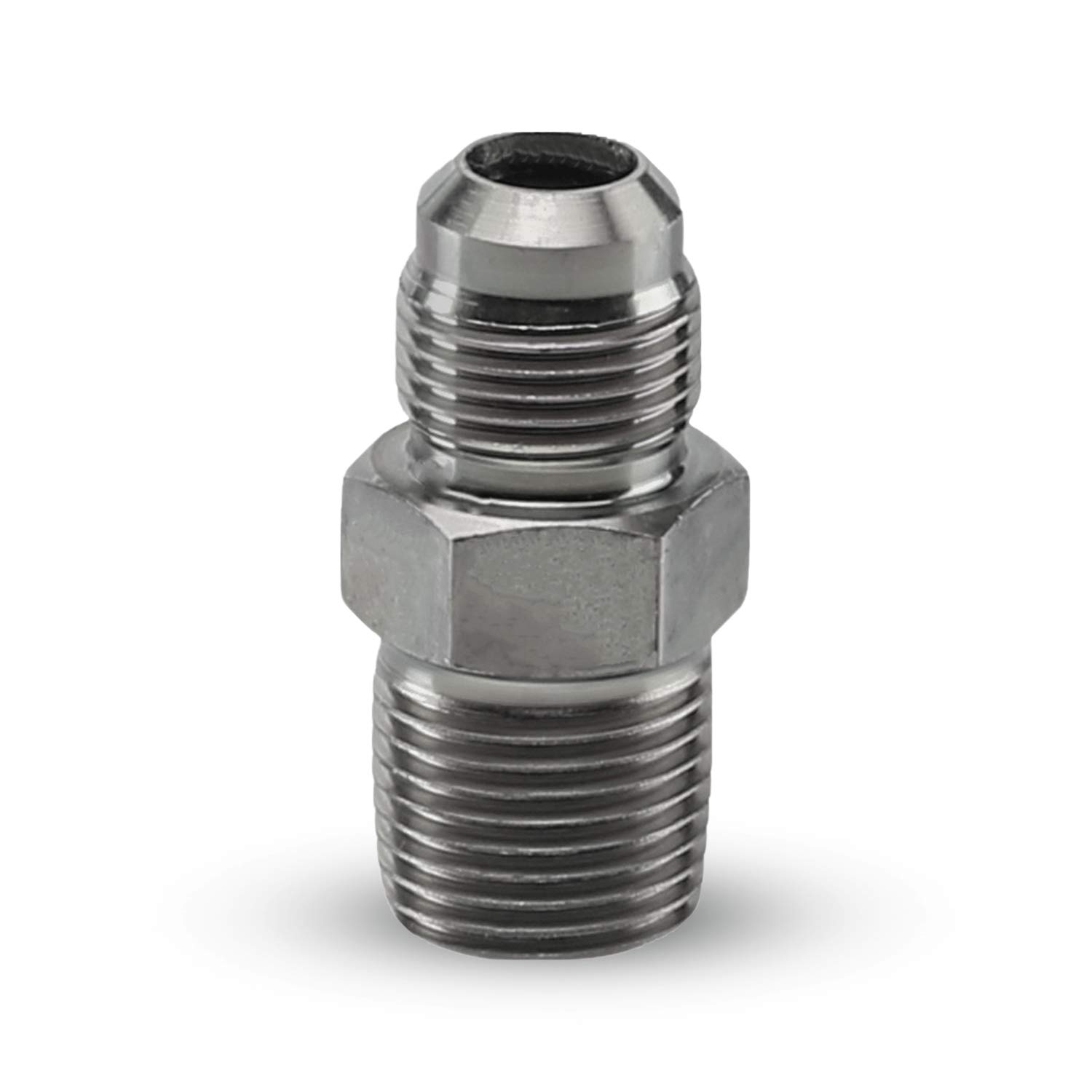 Flextron FTGF-12M12 1/2" Outer Diameter Flare Thread to 1/2" Mip Gas Connector Adapter Fitting