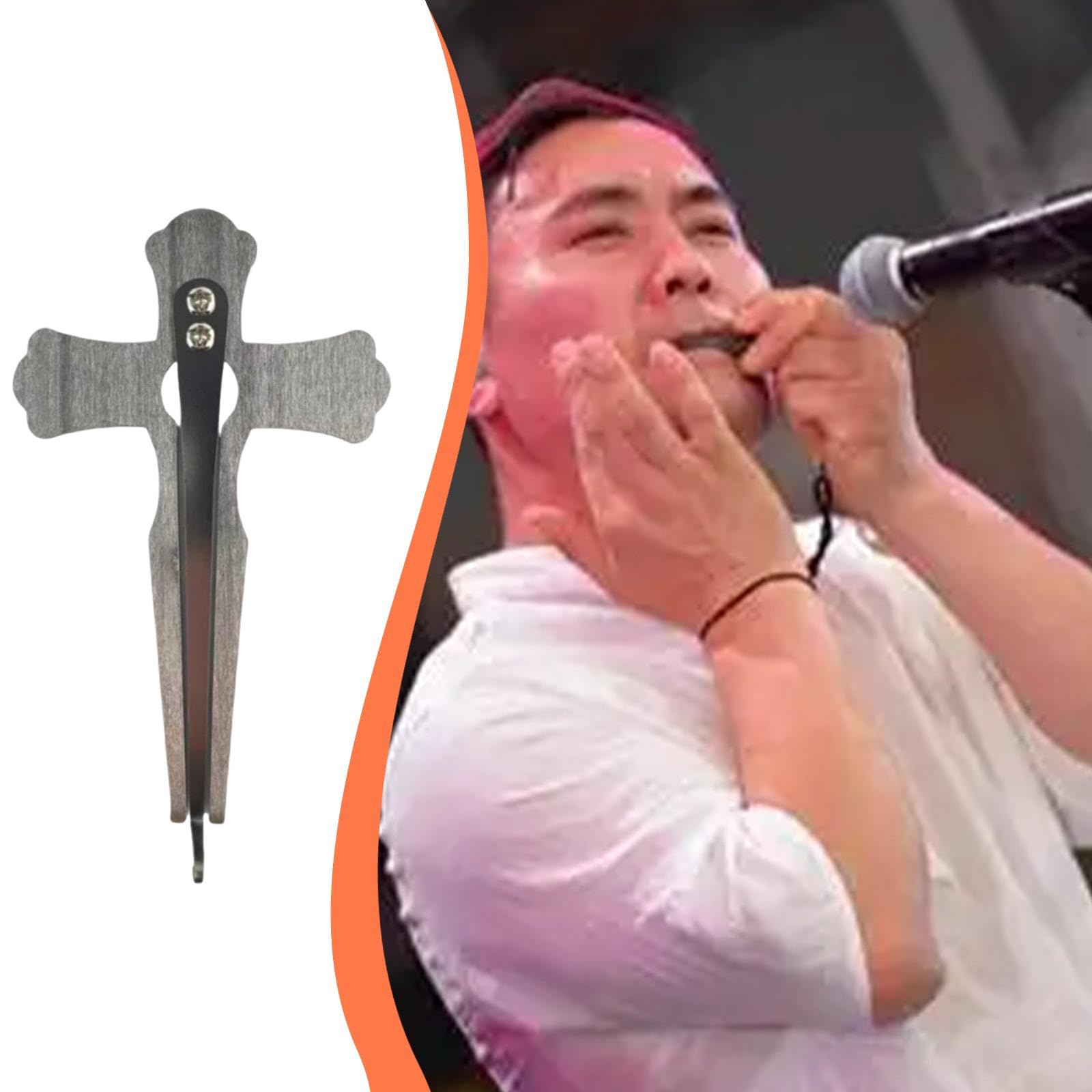 Scacciapensieri, scacciapensieri, regalo, suono meraviglioso, creativo, facile da suonare, strumento musicale portatile a bocca, maultrommel per, Croce D'argento