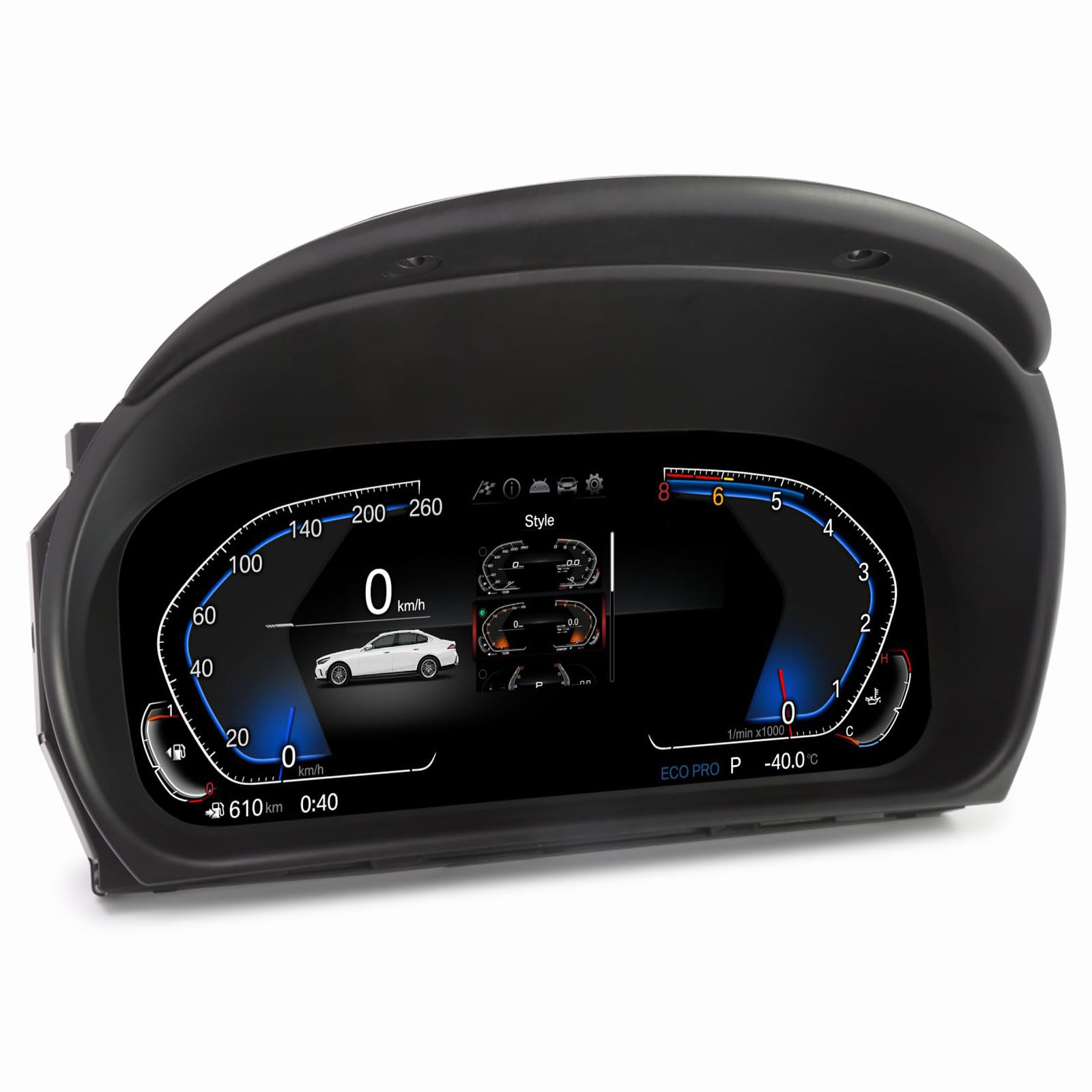 10" HD LCD Display digitale tachimetro per BMW 3 serie E90 E91 E92 E93 2005-2012 CCC/CIC tachimetro cruscotto cluster strumenti di ricambio 7-UI controllo volante LINUX 4 core Plug & Play