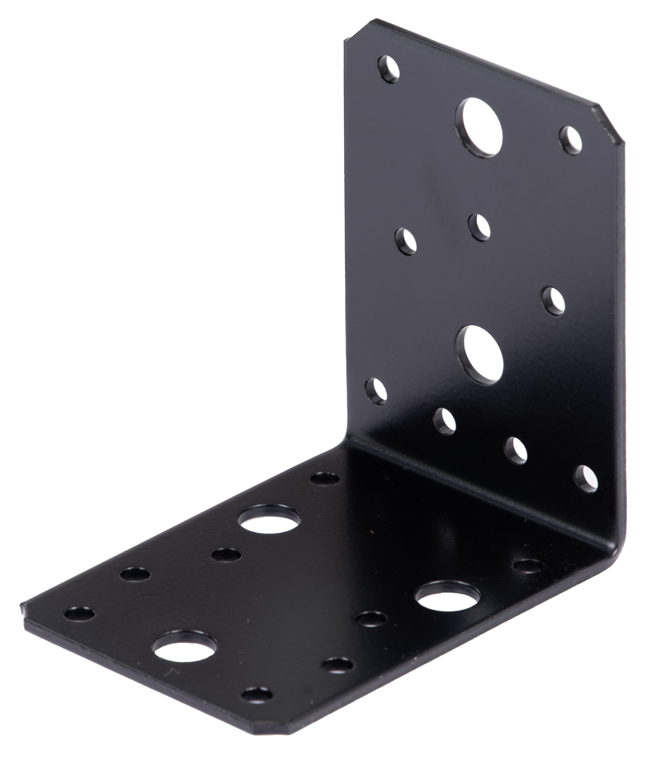 Alberts 824877 Équerre d'assemblage - noire - plastifiée - 90 x 90 x 65 mm | kit de 25