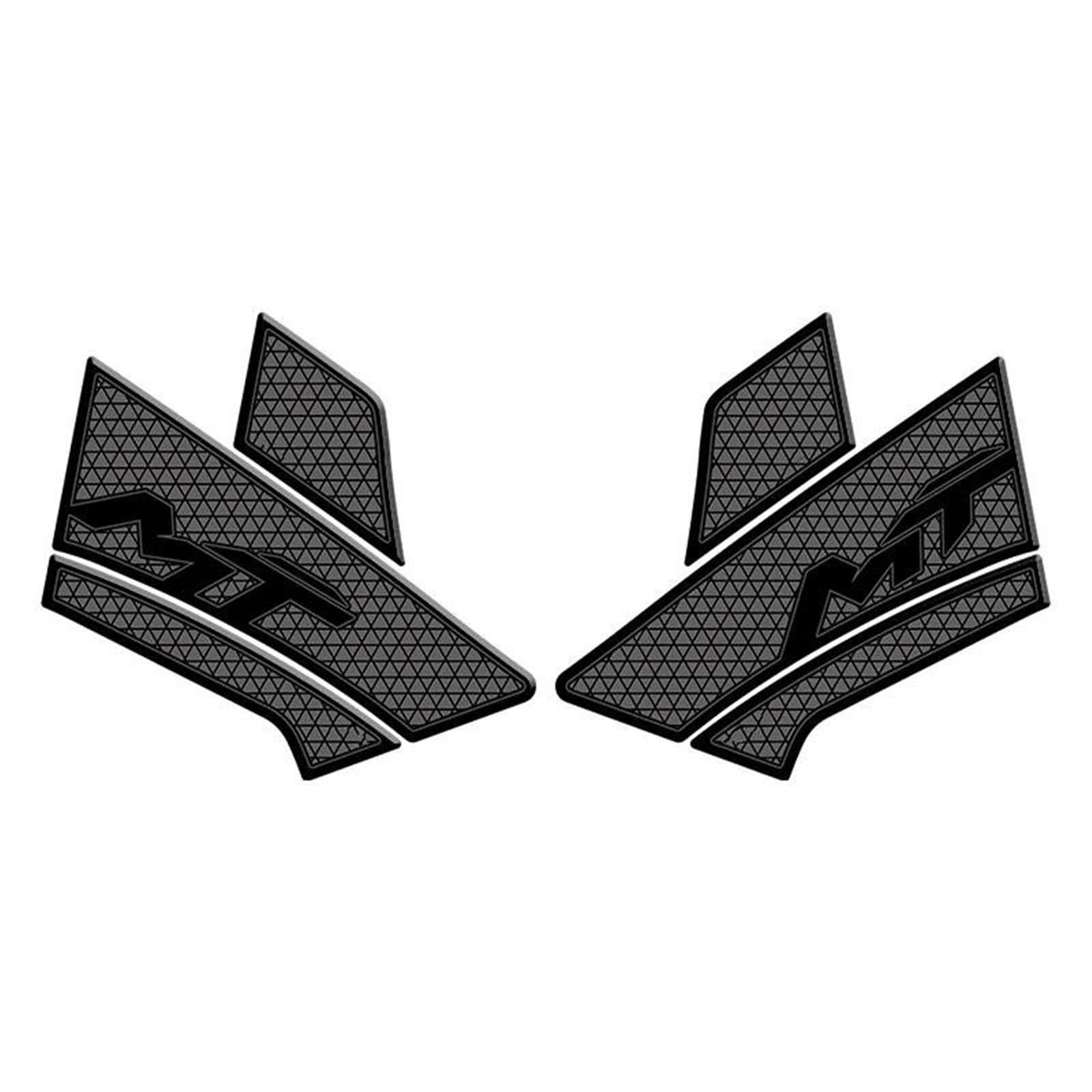 for CFMOTO 450MT Motorcycle Thickened Rubber Gas Tank Decoration & Protection Stickers Kit Fuel Decals(Color2)