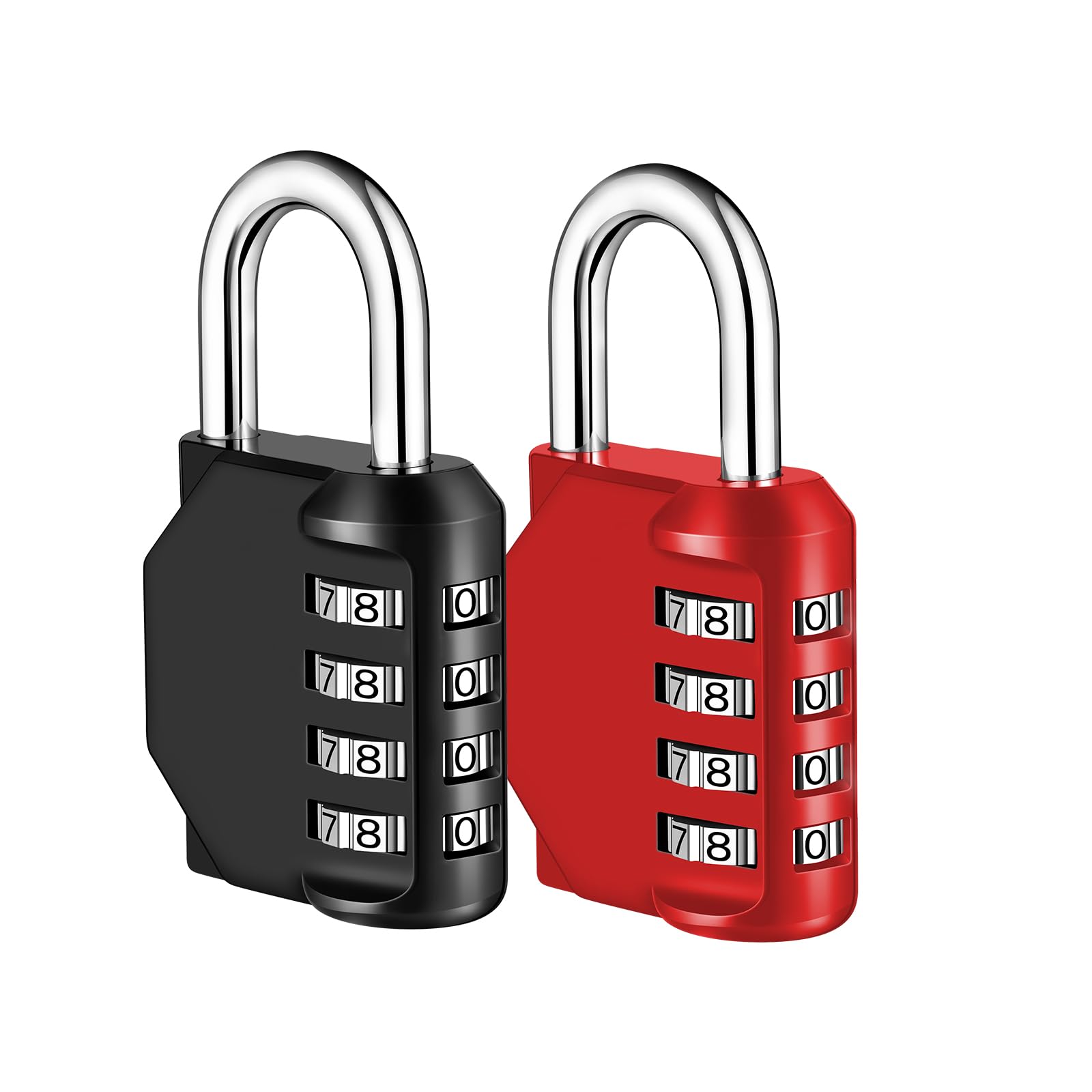NAGE Combination Padlock, Locker Padlocks 4 Digit, Gym Padlock for Locker Padlocks Outdoor Heavy Duty Waterproof