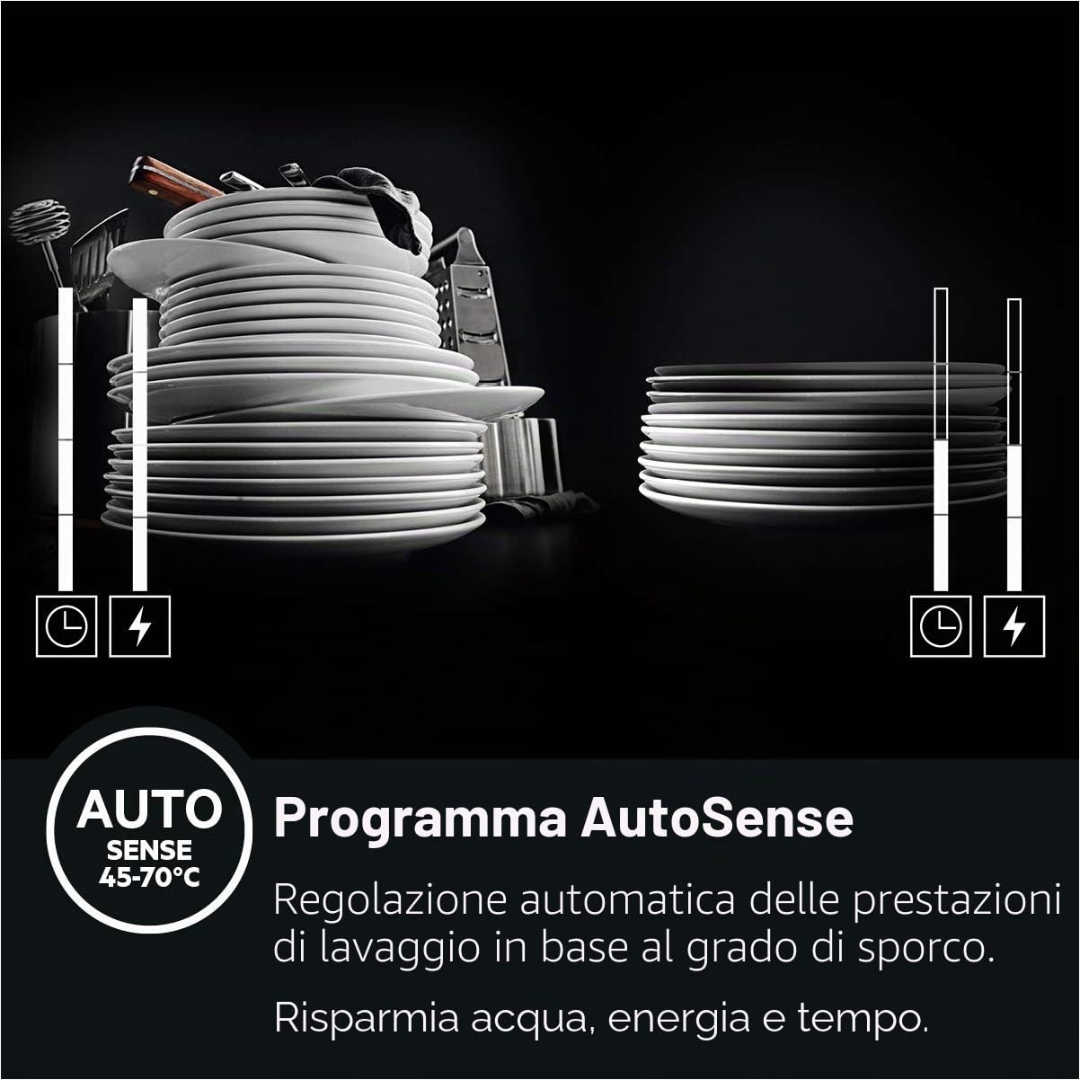 AEG FSE63617P Lavastoviglie da Incasso a Scomparsa, Capacità 13 Coperti