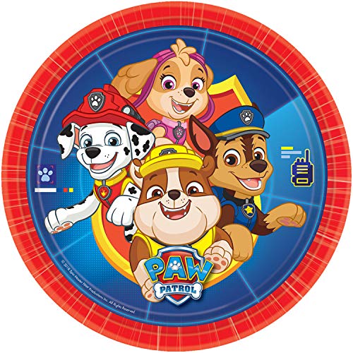 Amscan Paw Patrol Partyset, 32-delig, borden, bekers en servetten, feestdecoratie - Image 3