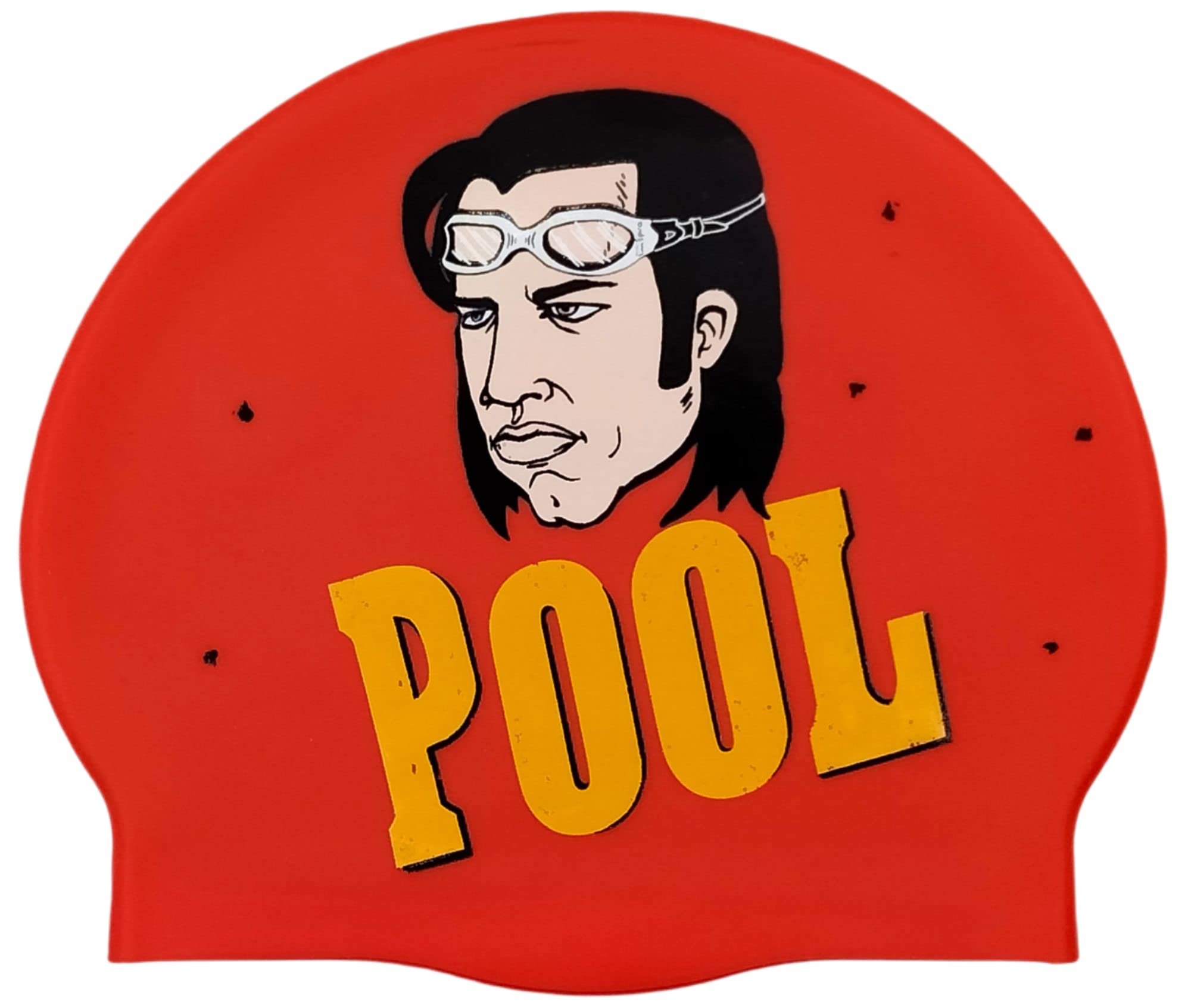 Cuffia in silicone Pool Fiction | Cuffia da Nuoto |Cuffia da Piscina | Grande Comfort e Aderenza | Arte e Nuoto | Made in Spain