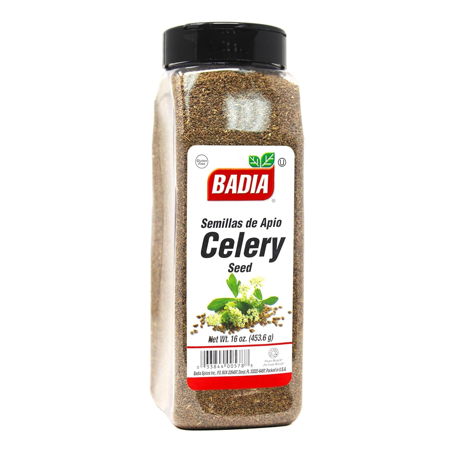 Badia Celery Seed Whole 16 oz – Aromatic & Bold Flavor for Pickling, Cooking, and Seasoning