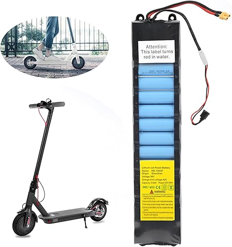 CHICIRIS Batería de scooter eléctrico, 6600 mAh 36 V batería Ebike, accesorio de repuesto de scooter de batería, paquete de batería para scooter