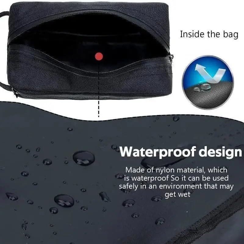 Trousse de toilette de voyage résistante à l'eau à suspendre pour homme et femme, organisateur de cosmétiques pour les vacances et les affaires, sac de rangement pour douche et maquillage