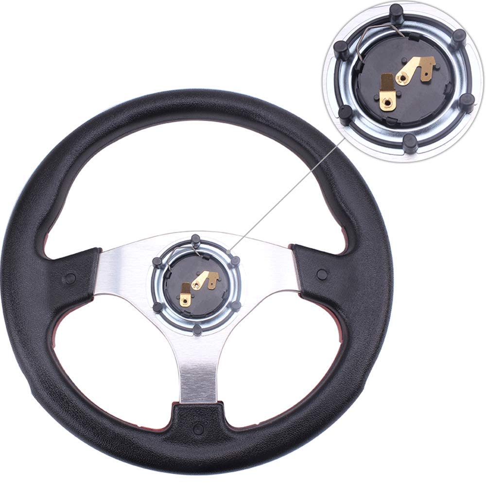 RASTP Universal Racing/Golf Cart Steering Wheel 12.5”/320mm 15 Bolts
