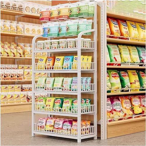 Soporte de alambre de metal para dulces y bocadillos en comercios