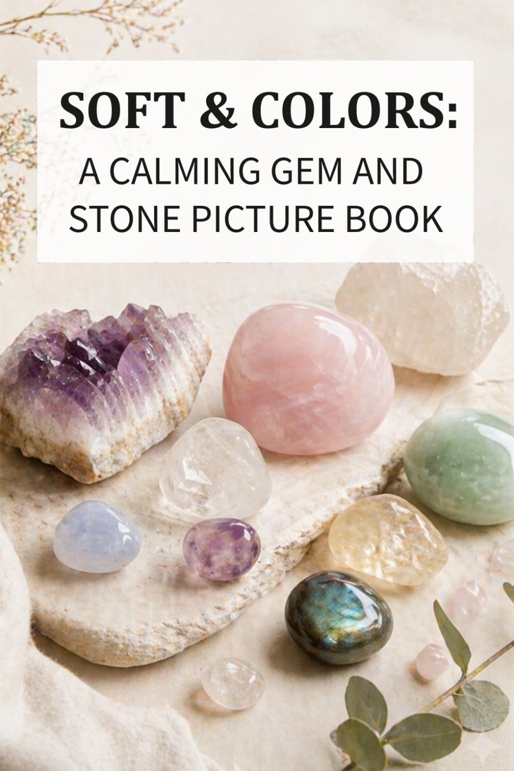 Soft Colors: A Calming Gem and Stone Picture Book for Dementia and Alzheimer’s Care: Simple Images and Gentle Phrases for Relaxation and Visual ... (Picture Books for Seniors and Dementia Care)