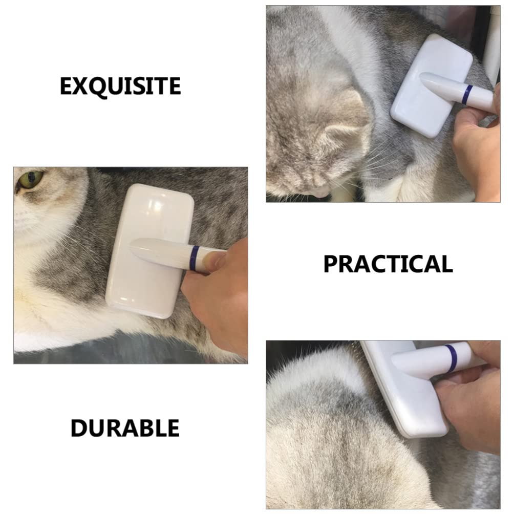 iplusmile Brosse pour Animaux de Compagnie Brosse pour Chiens et Chats Manche Ergonomique Toilettage Facile