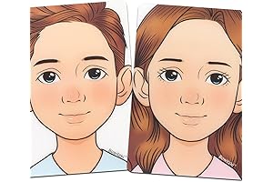 Bowitzki Practice Makeup Sheets for Kids