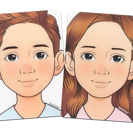 Bowitzki Practice Makeup Sheets for Kids