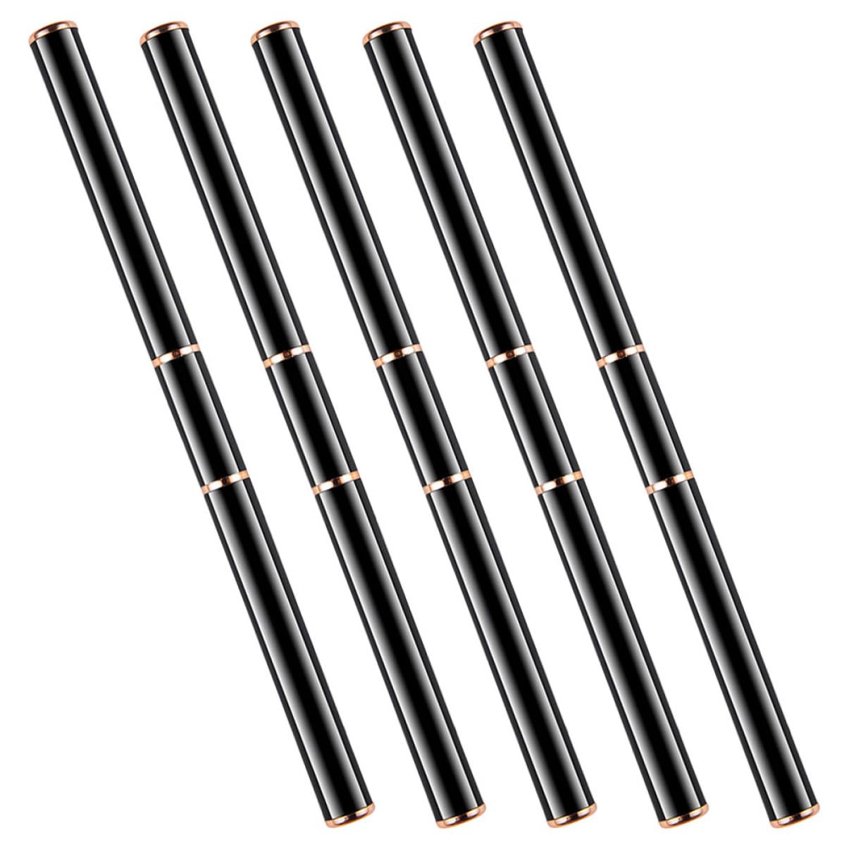 TOVINANNA 5Pcs Dual Ended Nail Art Liner Brush Nail Design Pens Compact and Convenient for Home Manicure