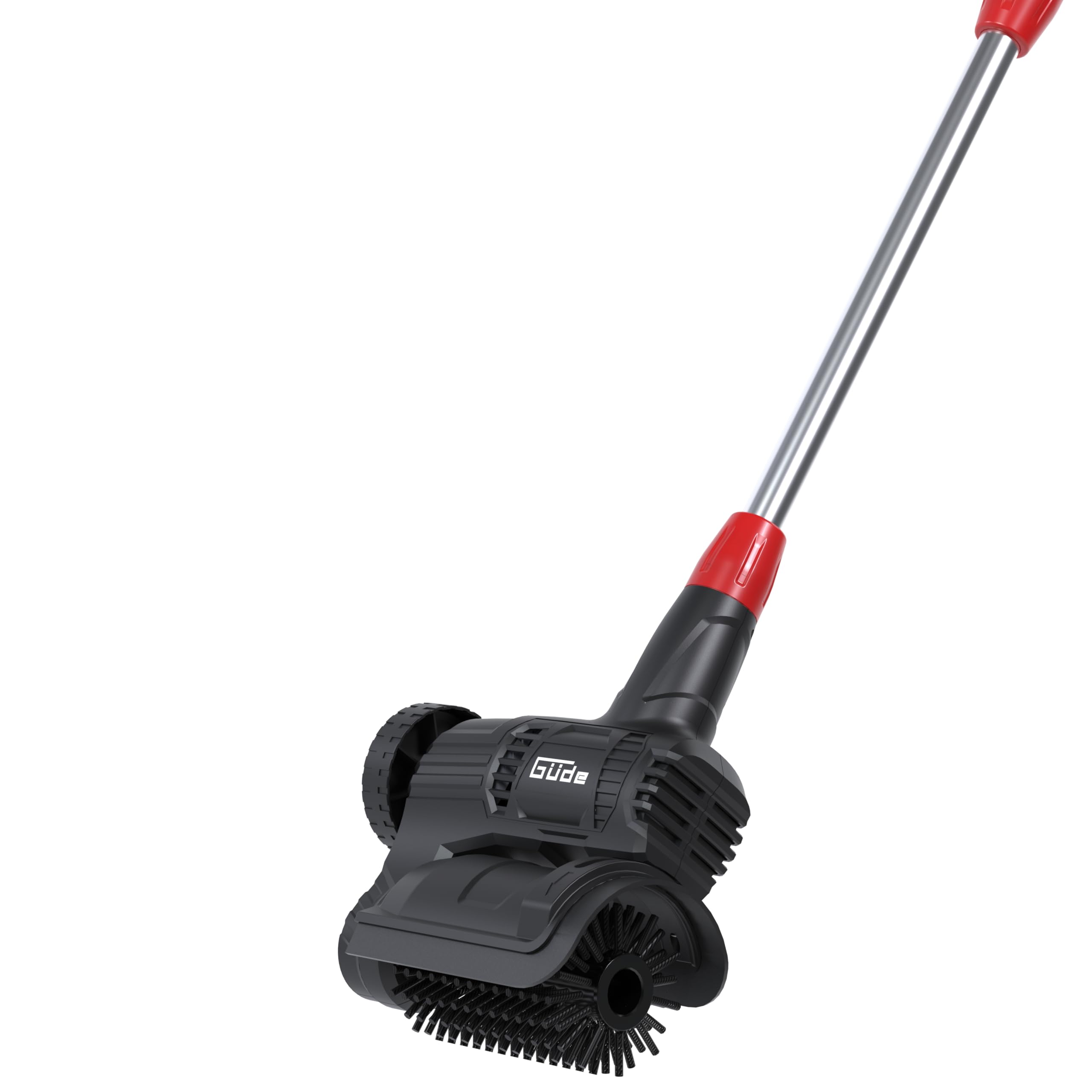 Güde GUB 160-500 - Cepillo eléctrico universal (230 V, 500 W, 600 a 1200 revoluciones por minuto, mango telescópico de 110 a 130 centímetros, con cepillos para juntas, terrazas y suciedad pesada)