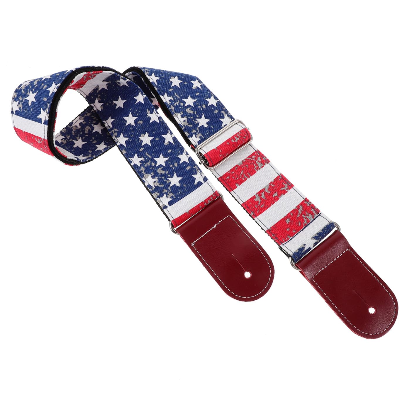 Toddmomy Correa de guitarra Hombro bajo correa ajustable accesorios para guitarra correa de accesorios de guitarra reemplazo de correas impresión de lienzo