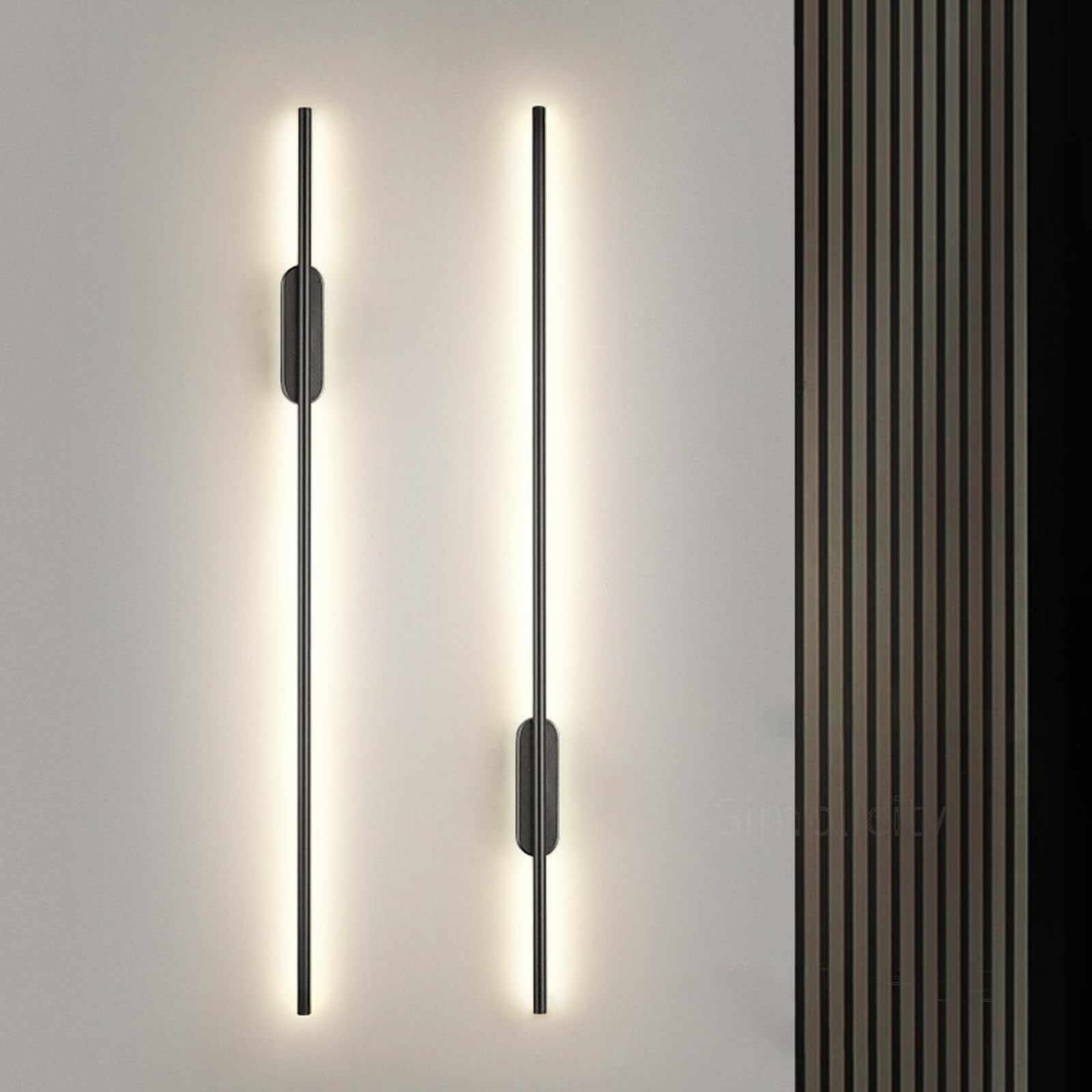 Apliques de pared interior LED de 60cm para iluminación moderna de salones 8