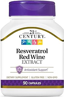 Resveratrol Red Wine Extract, 90 Capsules