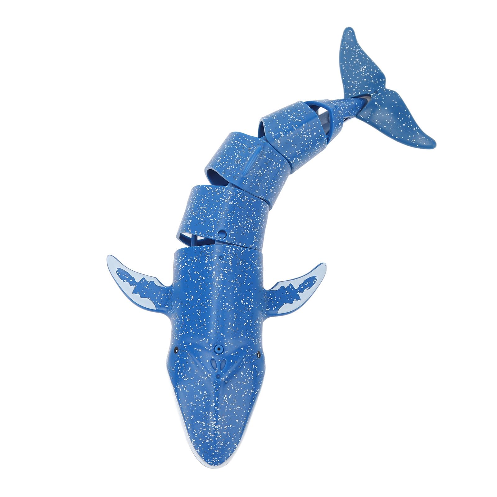 Baleine RC Jouet, Télécommande Baleine Jouet Haute Simulation 2,4 GHZ Plastique ABS pour Piscine (Bleu)