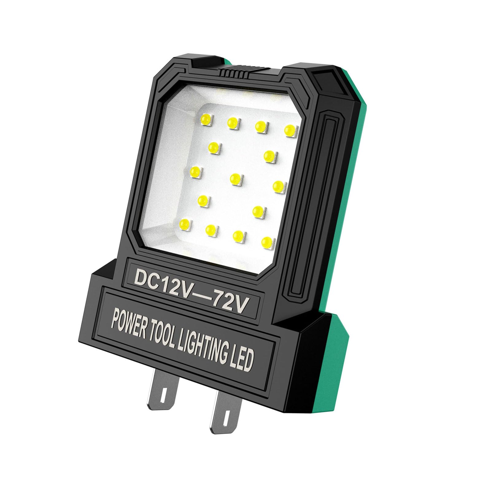 KACCDE Brightness 550LM LED Work Light for 12-72V Lithium Batteries Pocket Size Flashlights Jobsites Light Cordless Work Power Tool Battery