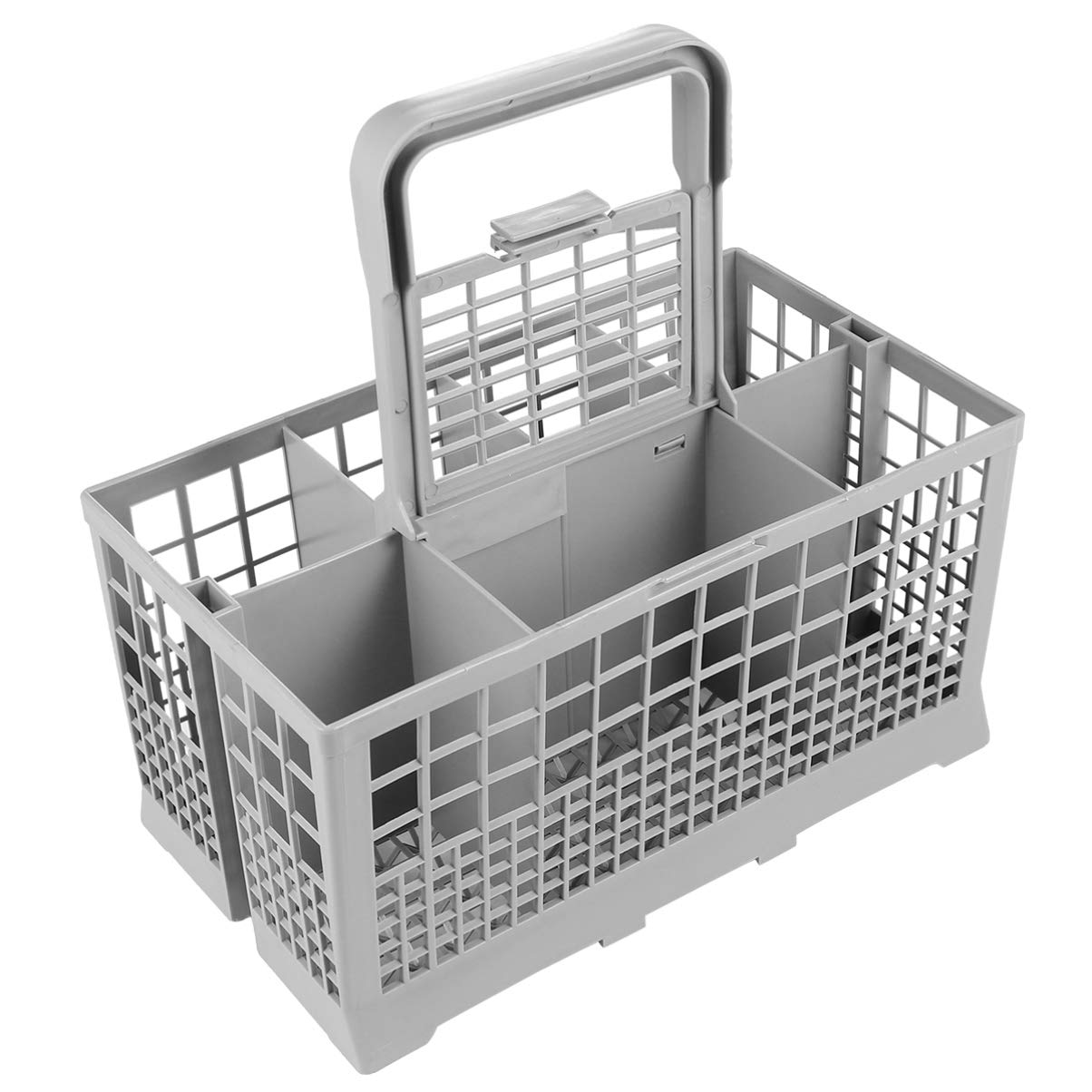 Cesta de drenaje de plástico para fregadero, escurridor de cubiertos con asa, escurridor de platos dividido para jabón y lavavajillas, soporte para palillos líquidos, apto para lavavajillas