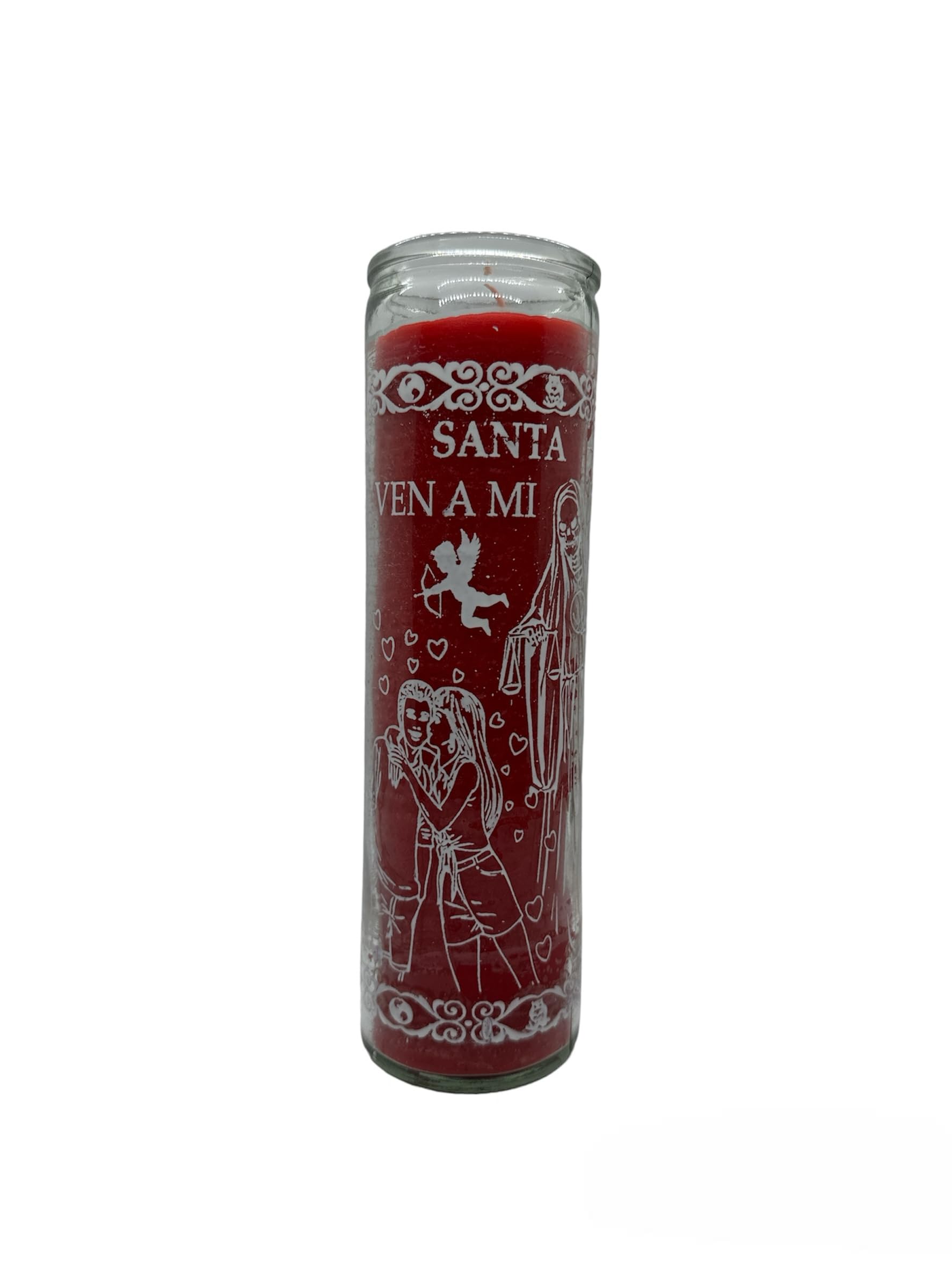 Generic Muerte Ven a Mi Candle, Red, 7502269536458