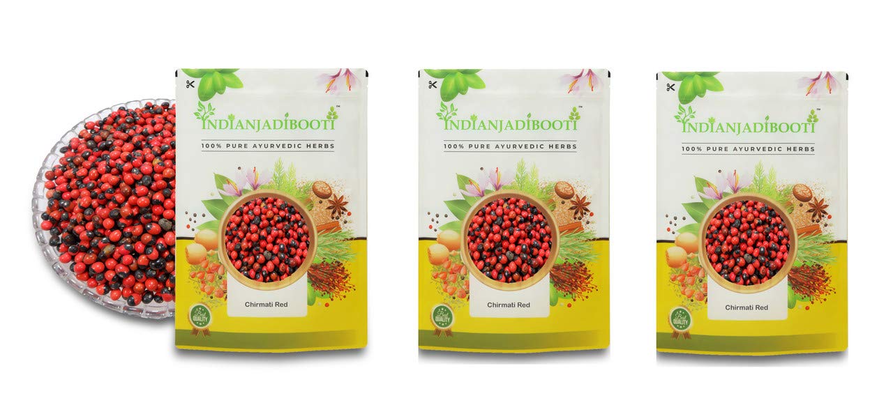 IndianJadiBooti Gunja Lal Seeds - Chirmati Red Beej - Lal Ratti - Abrus Precatorius, 3 Packs of 900 Grams (B08Y77L9MX) Amazon Price History, Amazon Price Tracker