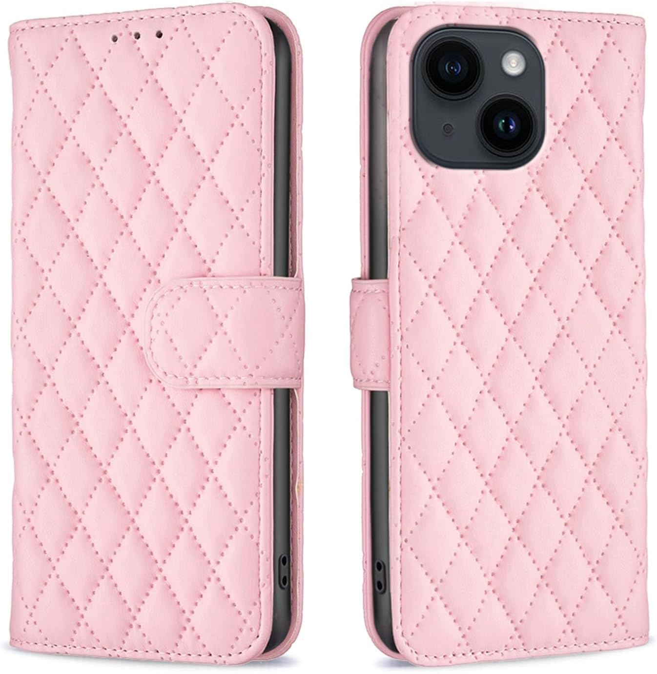 ClickCase for iPhone 15 Plus Puffer Bubbly Soft Faux Leather Back Case Magnetic Wallet Flip Cover for iPhone 15 Plus (English Pink) (B0CKH9B4WJ) Amazon Price History, Amazon Price Tracker