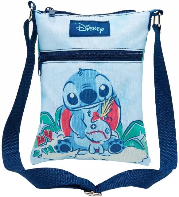 Disney Lilo & Stitch Palm Tree Passport Crossbody Bag PINK NONE