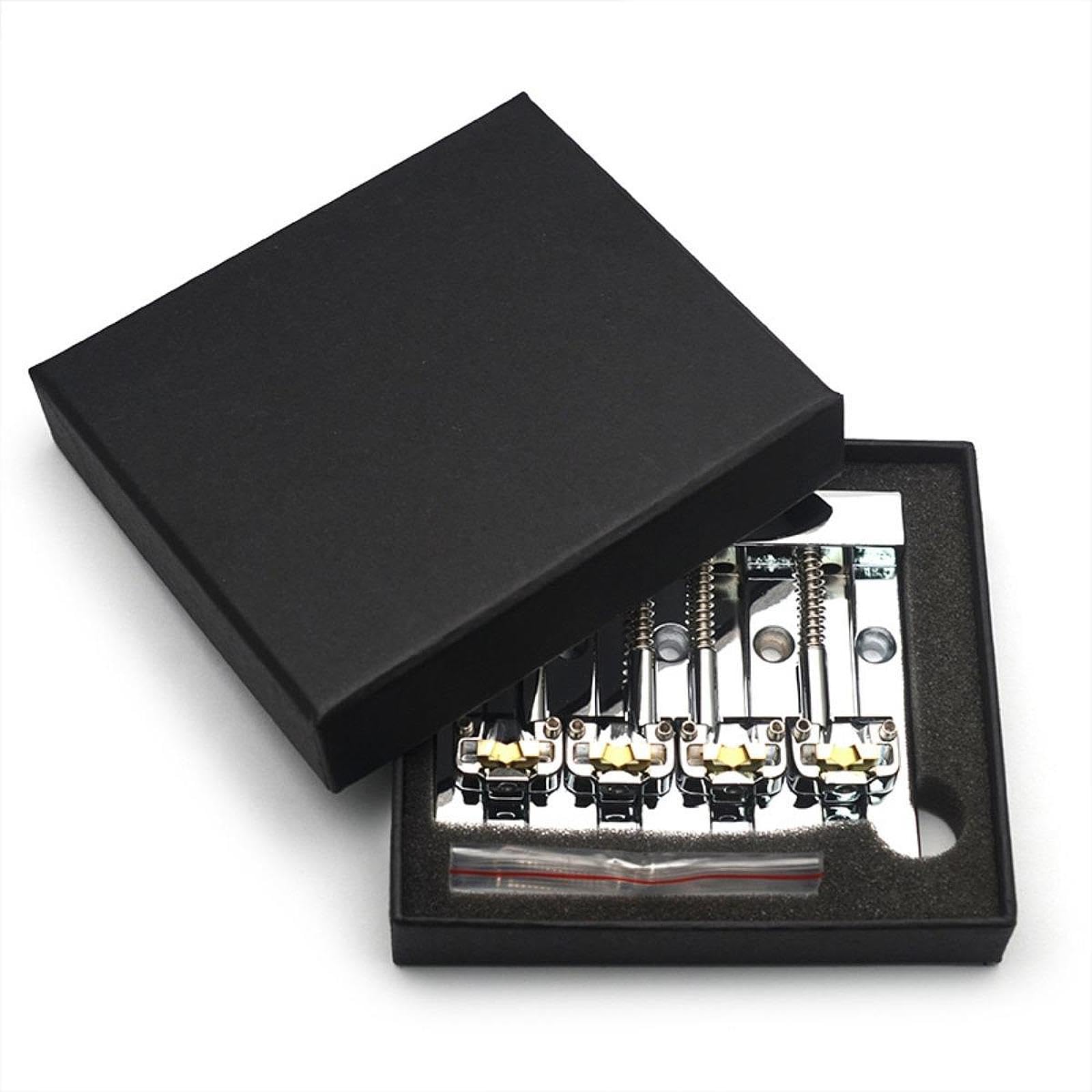 Ponte per Basso a 4 Corde, Sellette per Corde di Basso, Strumento Musicale per Musicisti Professionisti, Progetti Fai Da Te, Accessori, Argento