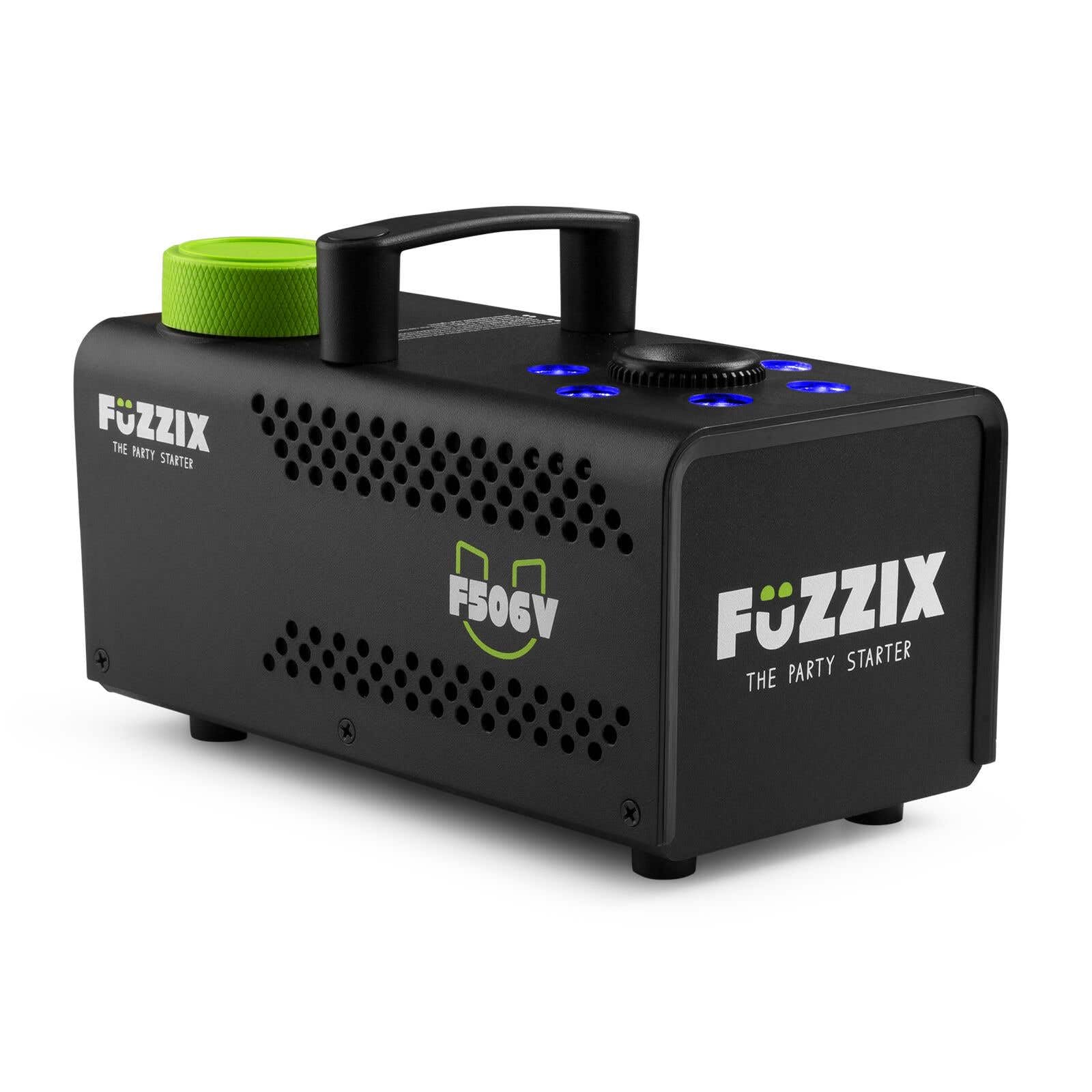 Fuzzix F506V - Vertikale Nebelmaschine Mini mit Fernbedienung & LED Lichteffekt, 5L Nebelfluid, Smoke Machine mit 500 Watt, Rauchmaschine Party für Hochzeiten, Nebelmaschine Halloween, Fog Machine