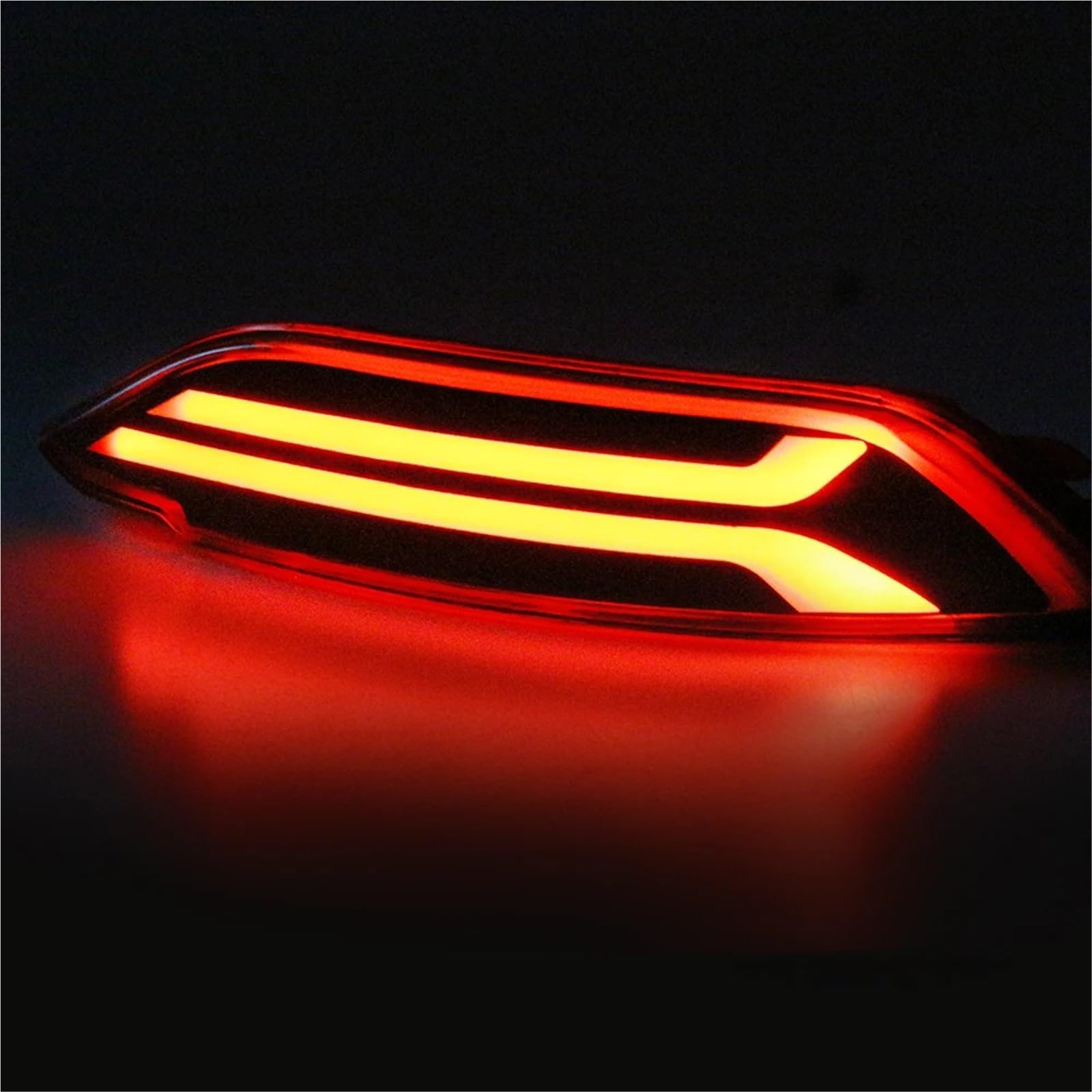 Conjunto luz trasera coche 1 Par De Luces Reflectoras Parachoques Trasero Para Tucson 2015 2016 2017 2018, Luz Moldura Antiniebla Freno Conducción Automática