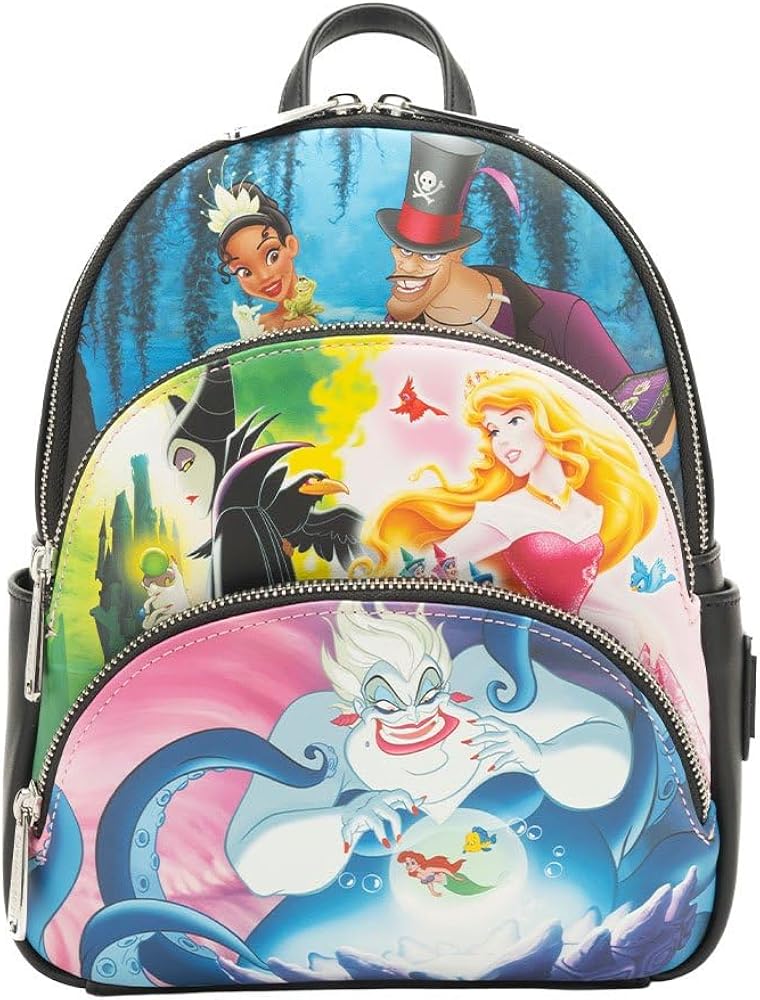 【Loungefly】ディズニーヴィランズ リュック Triple Pocket Amazon.co.jp: Loungefly ディズニー ヴィランズ トリプル