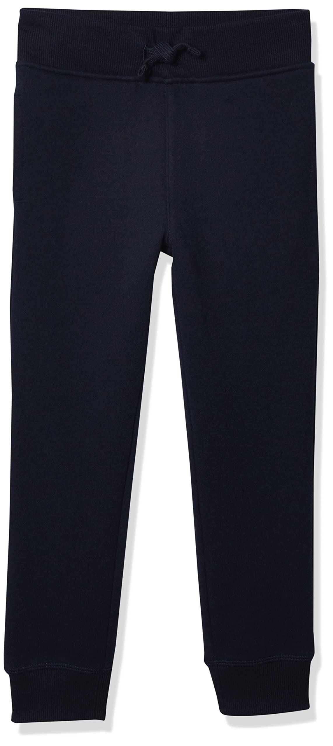 Nautica Boys Basic Fleece Jogger Sweatpants, Elastic Waistband with Drawstring Closure, Super Soft Cotton-Blend 18-20 Navy