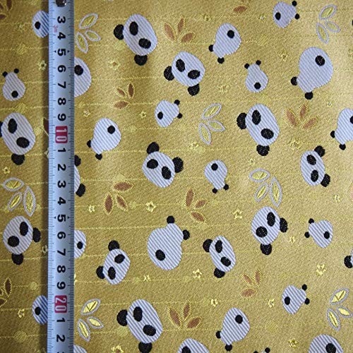 Amazon.co.jp: 金らん 生地 はぎれ パンダ シャンシャン柄 50cm毎の 
