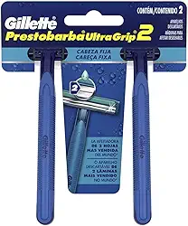 Gillette Prestobarba 2 Aparelho Regular, Azul