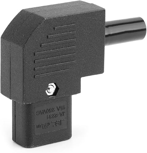Miniatura 4 de Fielect C13 Adaptador de enchufe de alimentación Conector de alimentación CA Enchufe de alimentación AC110-250V 10A 3 pines Terminales Adaptador en